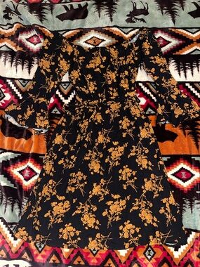 Black Floral dress